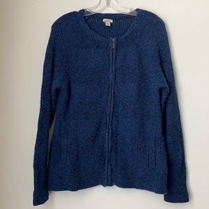 L.L Bean Knit Zip up Sweater